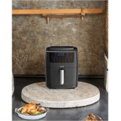 Resim Tefal 6,5lt Xxl Kapasite 3'ü 1 Arada Çözüm Hava ile Kızartma, Izgara ve Buharda Pişirme Airfryer 