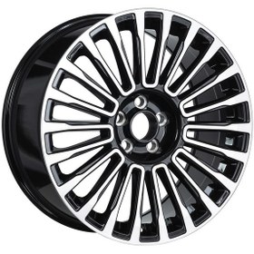 Resim EMR-1365-03 9.5x21" -5x120 ET45 72.56 Gloss Black Machined Face Jant (4 Adet) 