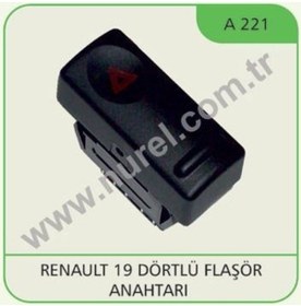 Resim NUREL A221 Dörtlü Flasör Anahtarı R19 