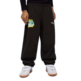 Resim Puma Moody Cat Sweatpants Unisex Çocuk Siyah Eşofman Altı 