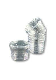 Resim Kapaklı Sert Plastik Tatlı Kasesi Magnolya Kabı 250ml 300 Adet 