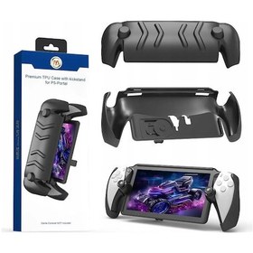 Resim Ps5 Portal Uyumlu Case Premium Grip Stand Siyah Jys- P5188 