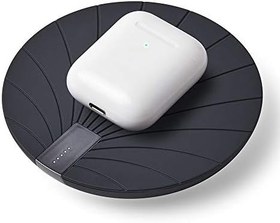 Resim Lexon Bali 10W 5000mAh Güç Bankası Entegre Kablosuz Şarj Cihazı Yerleşik USB-C USB, Siyah 