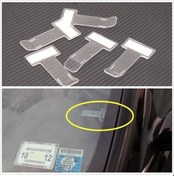 Resim Novahub Jmsstore 5 Adet Şeffaf Otopark Bilet Tutucu Klip Plastik Zamanlama Bilet Tutucu Araç Ön Camı Şeffaf 