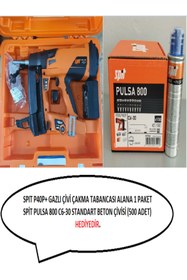 Resim SPİT Spıt P40p Gazlı Çivi Çakma Tabancası Alana 1 Paket Spit Pulsa 800 C6-30 Standart Çivi 