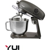 Resim M218 Easy Chef Demir Gri Stand Mikser 1800W Motor Gücü 8l Kapasite Dayanıklı Döküm Metal Gövde 