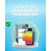 Resim Techno Stock Gts 1731 Bluetooth Hoparlör – Şarjlı, Led Işıklı, Fm Radyo Destekli 
