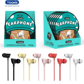 Resim Yookıe YK06 Taşınabilir Stereo Kulaklık, Kulak Içi Kulaklık, Mikrofonlu Stereo Kulaklık 