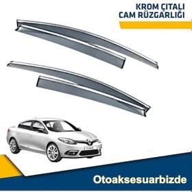 Resim Renault Fluence Mügen Cam Rüzgarlığı Kromlu 2009-2020 Arası 4 Lü N11.24671 