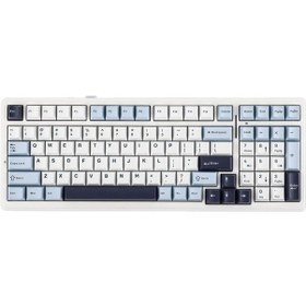 Resim Aula F99 3 Modlu Rgb Hot Swap Mekanik Reaper Switch Kablosuz Makrolu Klavye Lacivert 