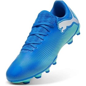 Resim Puma Future 7 Play Fg/ag 10793901 Mavi Erkek Futbol Krampon Mavi 