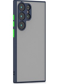 Resim Galaxy Uyumlu S23 Ultra Uyumlu Hptk Hux Kılıf-lacivert Lacivert 