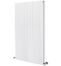 Resim 900 x 795mm Yüksek Isı Kapasiteli Dekoratif Amber Dikey Aluminyum Beyaz Radyatör 