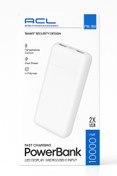 Resim ACL Powerbank 10000 mAh – Çift USB – Hızlı Şarj – LED Ekranlı Taşınabilir Şarj Aleti 