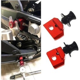 Resim Honda Cb650r Cbr650r Zincir Vidalı Kırmızı Rocker Slider - Motor Koruma 
