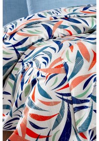 Resim Vionel Home Gökkuşağı V1 8 Farklı Desenli Pamuklu Çift Kişilik Baskılı Pike 