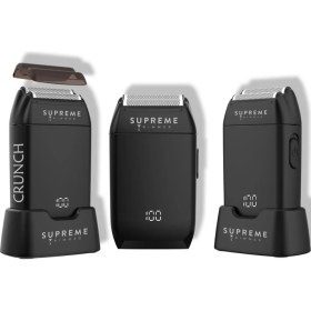Resim Supreme Trimmer Crunch Sıfırlama Tıraş Makinesi STF602 Syah 