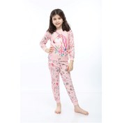 Resim Gimer - Maskeli Baskılı Pijama Takım - Als7806G Gimer