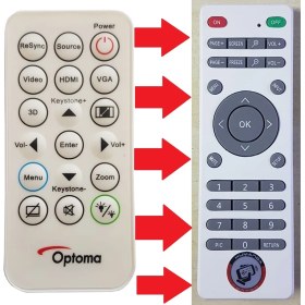 Resim Optoma S315 S316 W310 W312 W316 WU334 X312 X315 X316 