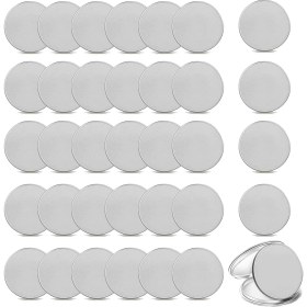 Resim Driftwood 30 Adet Boş Mücadelesi Paraları Gravür Boşlukları Madeni Para Dişli Kenarlı 40 mm Koruma Kutusu Ile, Gümüş (Yurt Dışından) 