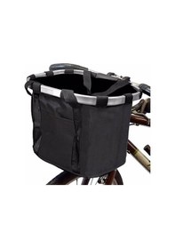 Resim Katlanır Bisiklet Ön Sepet 24.5-31.8 Uyumlu Siyah 