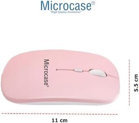 Resim Microcase Lenovo Tab K11 TB330FU 11 inch Uyumlu Tablet Çanta+Türkçe Bluetooth Klavye +Mouse+ Standı - Pembe AL4382 (Pembe) 