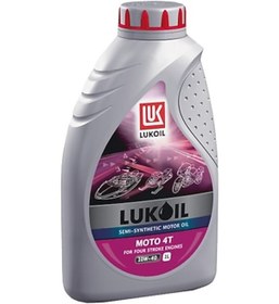 Resim Lukoil Moto 4T 10W-40 Motosiklet Motor Yağı 1 L 