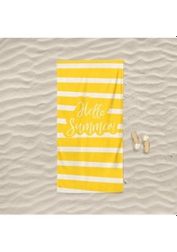 Resim Marte Home Hello Summer S - Baskılı Plaj Havlusu 