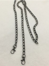 Resim Çanta Zinciri Ucu Klipsi 115 Cm Antrasit Antrasit 