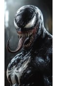 Resim aydın garage Venom Kapı Direk Kaplama Folyosu BASKILI STİCKER Sağ-Sol 2 Adet 22*50 CM 