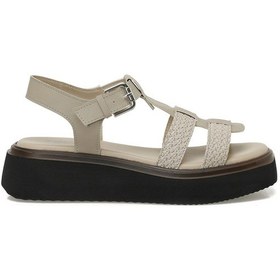 Resim Polaris 325064.z 5fx Bej Kadın Dolgu Topuk Sandalet 000000000101985483 Bej 