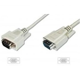 Resim Digitus VGA Monitör Kablosu HD15 erkek / HD15 erkek 15 metre AK-310103-150-E 