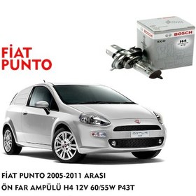 Resim FİAT PUNTO 2005-2011 ARASI ÖN FAR AMPÜLÜ H4 12V 60/55W P43T 