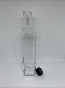 Resim parlakcam Zeytinyağı Şişesi Şeffaf Cam Şişe 500ml Maraska Yağdanlık Yağlık Sirke Ve Sos Şişesi (1 ADET) 