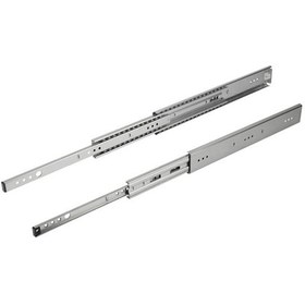 Resim Teleskopik Çekmece Rayı H43Mm Boy 700Mm Beyaz 