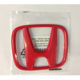 Resim Yerli Honda Civic Fd6 Kasa 2007-2011 Ön Logo / Amblem Kırmızı 