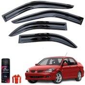 Resim Caraks Lancer Mügen Cam Rüzgarlığı Sedan 2004-2008 Arası 4'lü Takım + Koku 