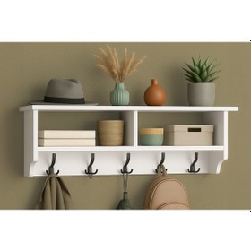 Resim Coathaven Cift Katli Portmanto - Beyaz Beyaz 