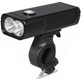 Resim Schulzz 20.000 Lümen 2T6 Led Usb Şarj Bisiklet Farı Lambası Siyah 