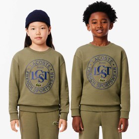 Resim Lacoste Classic Çocuk Haki Sweatshirt 