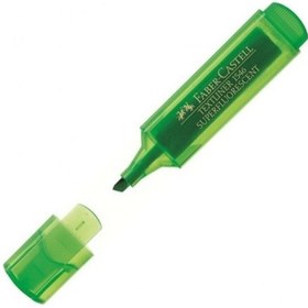 Resim Faber Castell Fosforlu Kalem Şeffaf Yeşil - 3 Adet Yeşil 