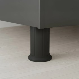 Resim Badem10 Keson 4 Adet 10 cm Siyah Plastik Mobilya Baza Tv Ünitesi Yükseltme Ayağı Destek Ayağı 