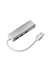 Resim Triline Aluminyum USB To Rj45 Ethernet + USB 3 Port Hub Çoklayıcı 