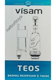 Resim Visam Teos Basmalı Klozet İç Takımı 1.kalite-sessiz Çalışır-depos 