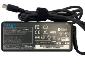 Resim Lenovo Type-C Şarj Cihazı 65W Laptop Adaptörü 