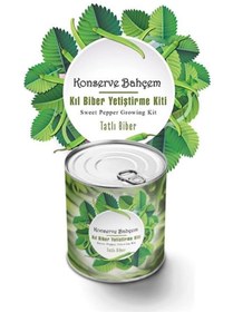 Resim Marsilyan İEG Konserve Bahçem Evde Konservede Tatlı Sivri Biber Yetiştirme Kiti 