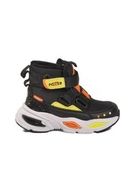 Resim Pepino Siyah Cırlı İçi Kürklü Kaymaz Soğuğa Dirençli Erkek Çocuk Bot 2087 P Siyah 