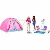 Resim Barbie Malibu ve Brooklyn Kampta Oyun Seti HGC18 