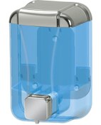 Resim Alper Banyo 3430-2 Sıvı Sabun Dispenserleri 1000 Cc. Şeffaf Krom 