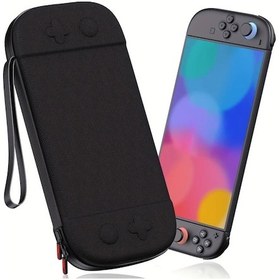 Resim Gaojunshop01 Switch 2 Taşınabilir Sert Koruyucu Çanta Oyun Konsolu Saklama Kutusu Siyah 